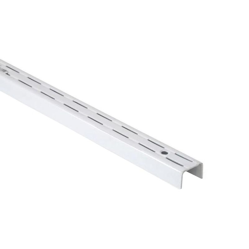 DUCASSE - Pilar ranurado doble metal 160 cm blanco