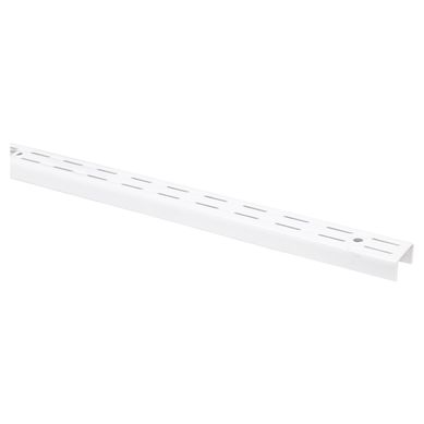 Pilar ranurado doble metal 192 cm blanco