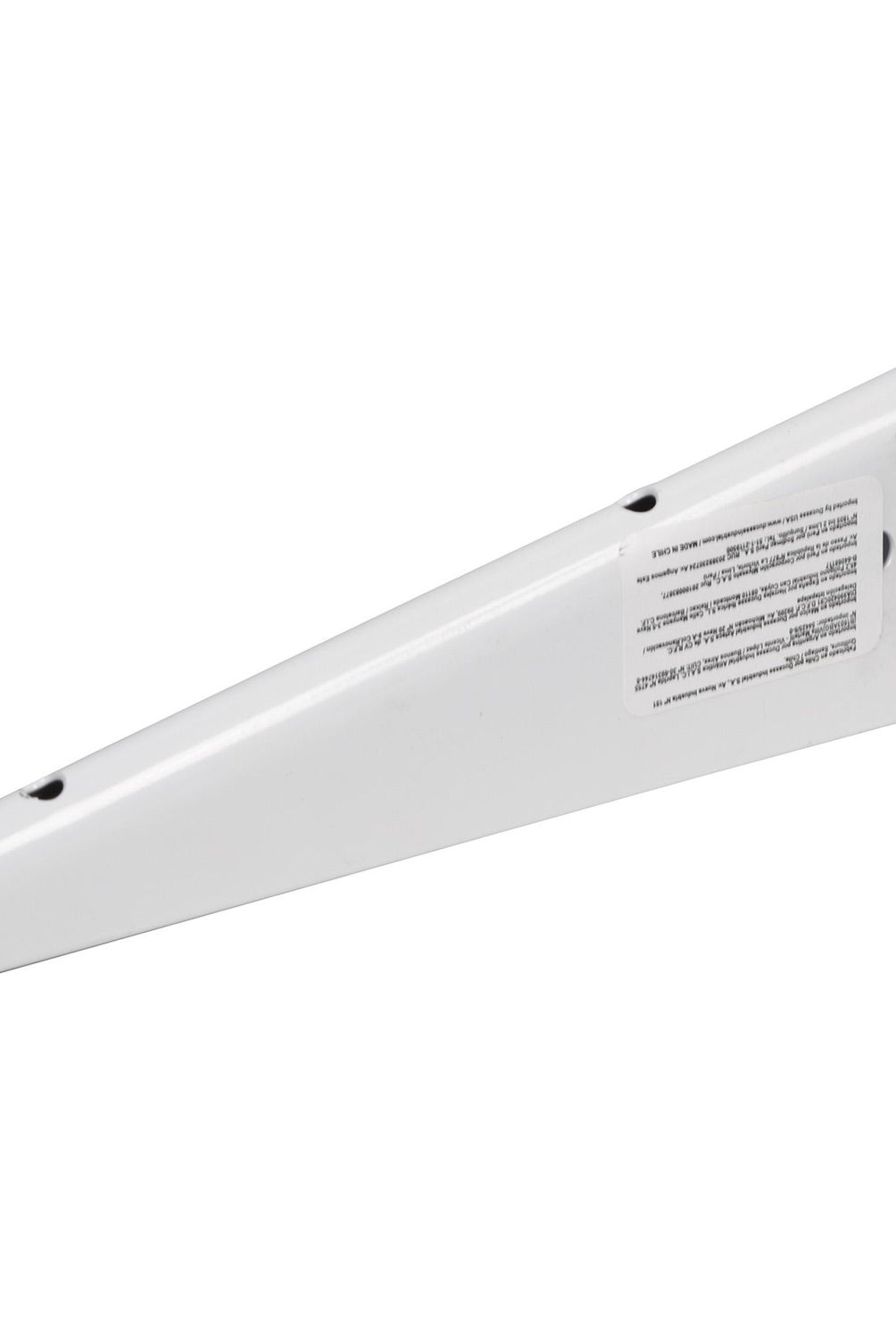 DUCASSE - Soporte doble graduable metal 17 cm blanco