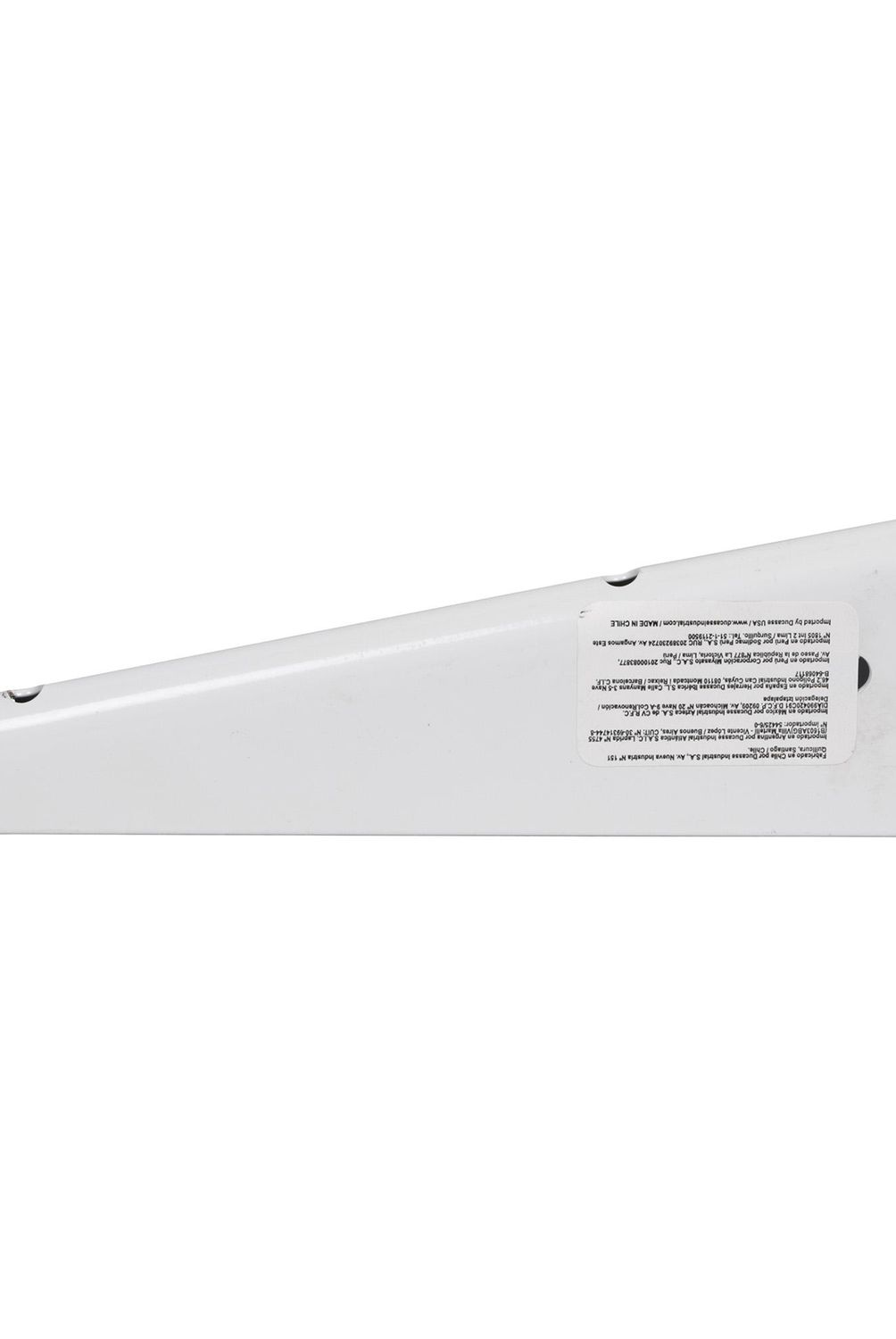 DUCASSE - Soporte doble graduable metal 17 cm blanco