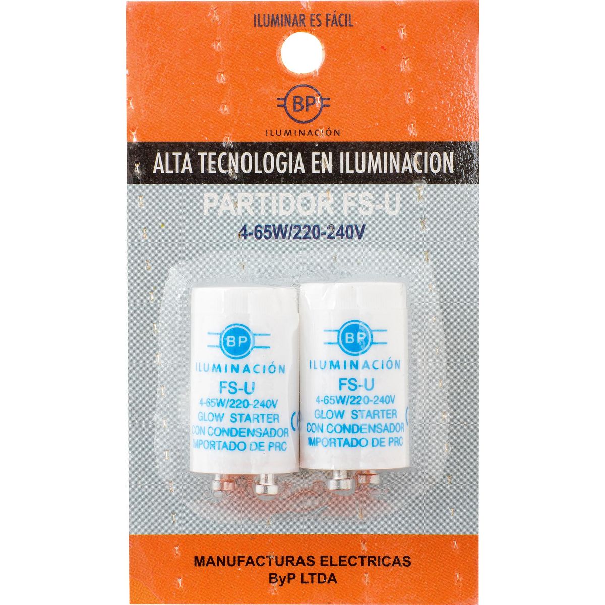 BYP - Set de partidores universales para tubos fluorescentes