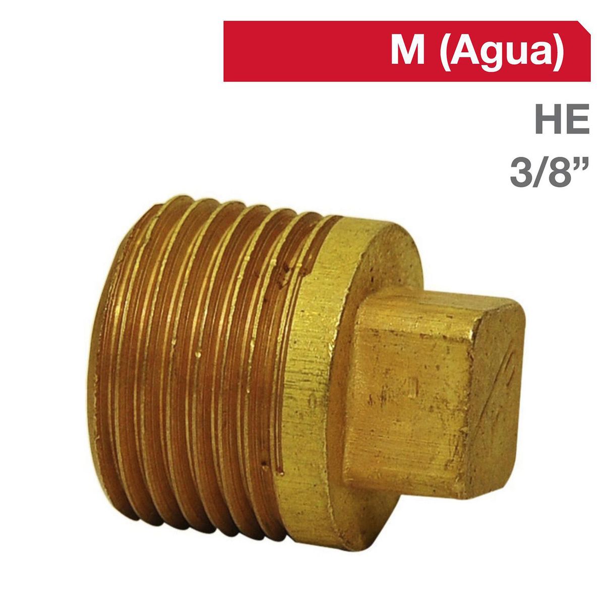 TAP - Tapa Tornillo Bronce HE 3/8" 1u