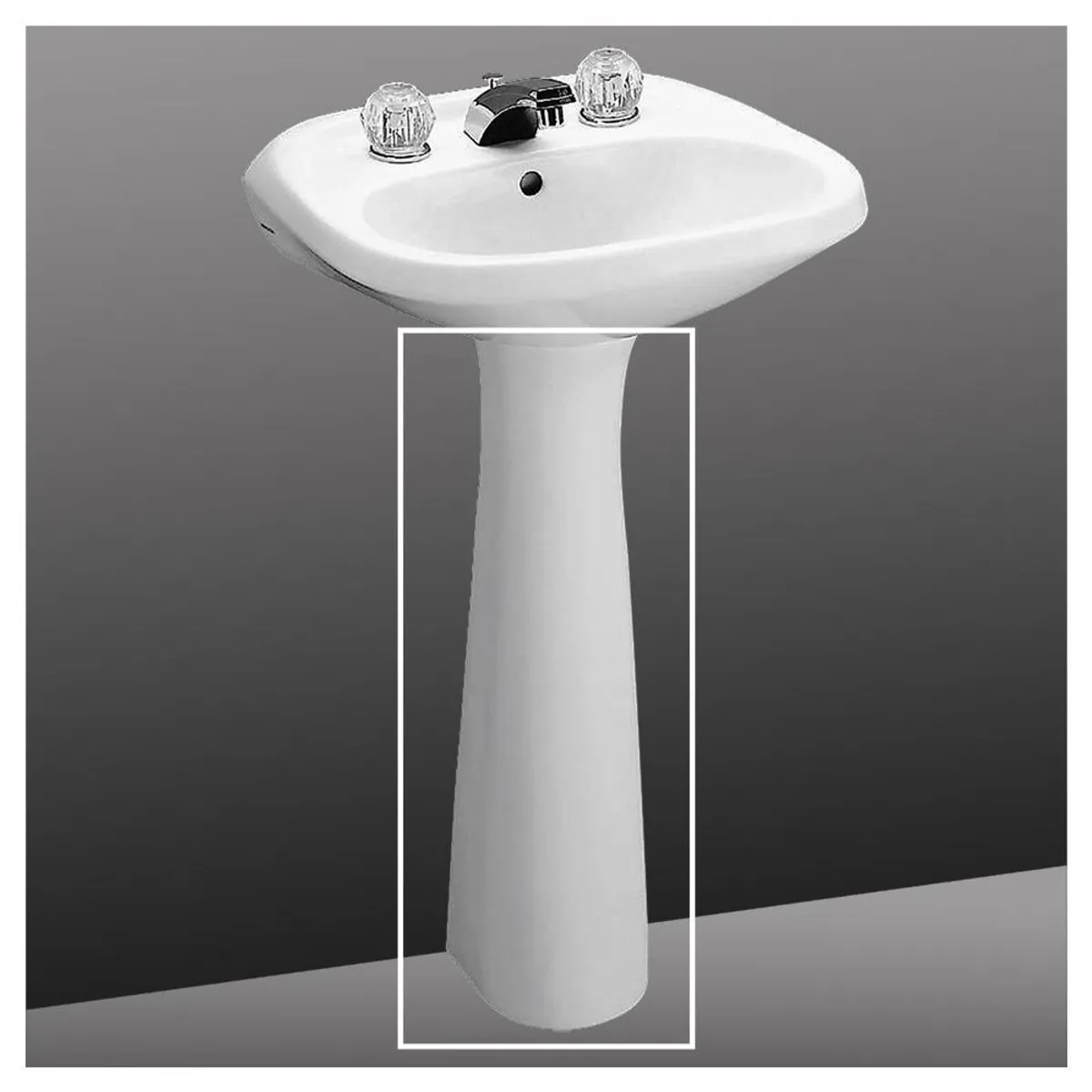 CORONA - Pedestal Vero blanco