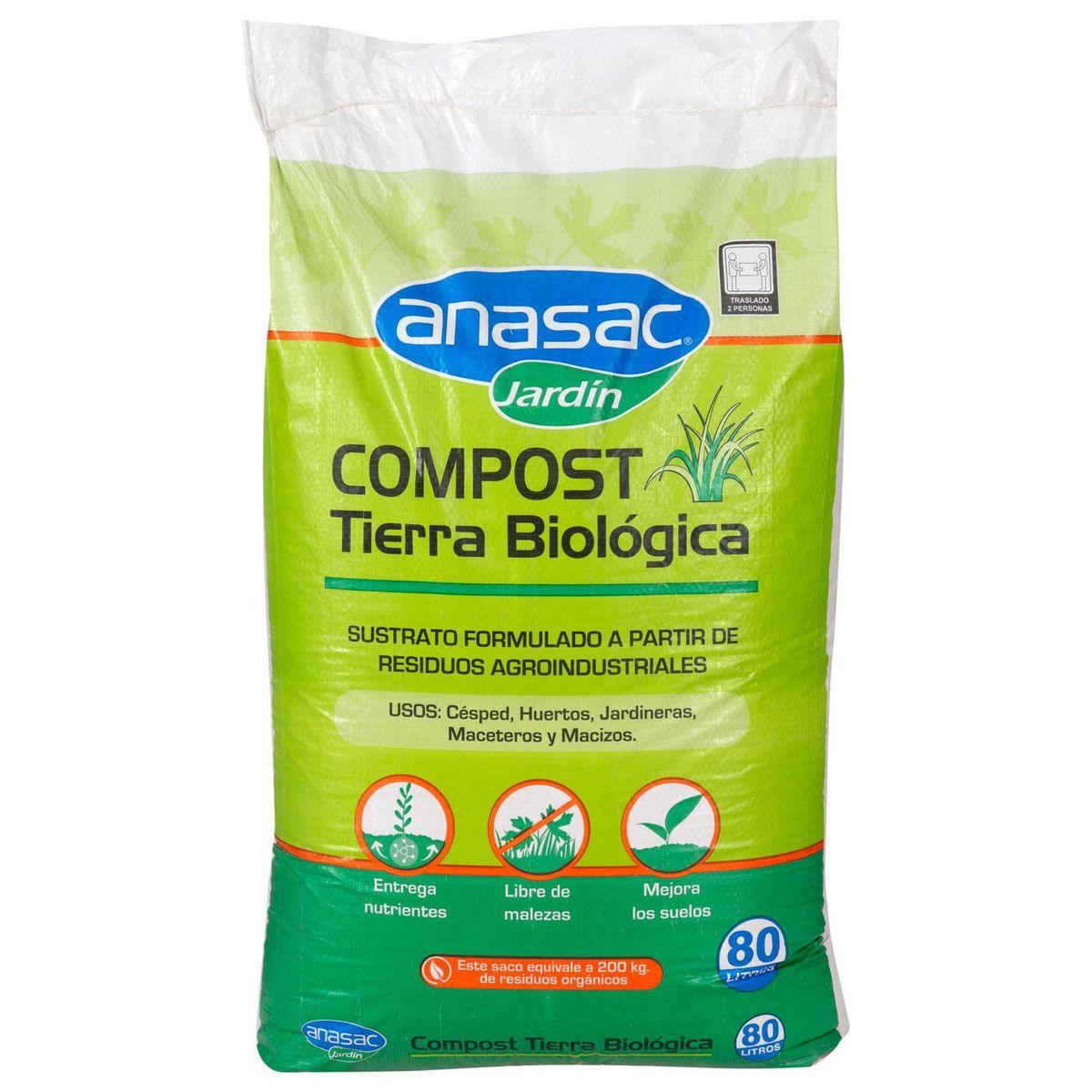 ANASAC - Tierra Biológica Compost 80 litros