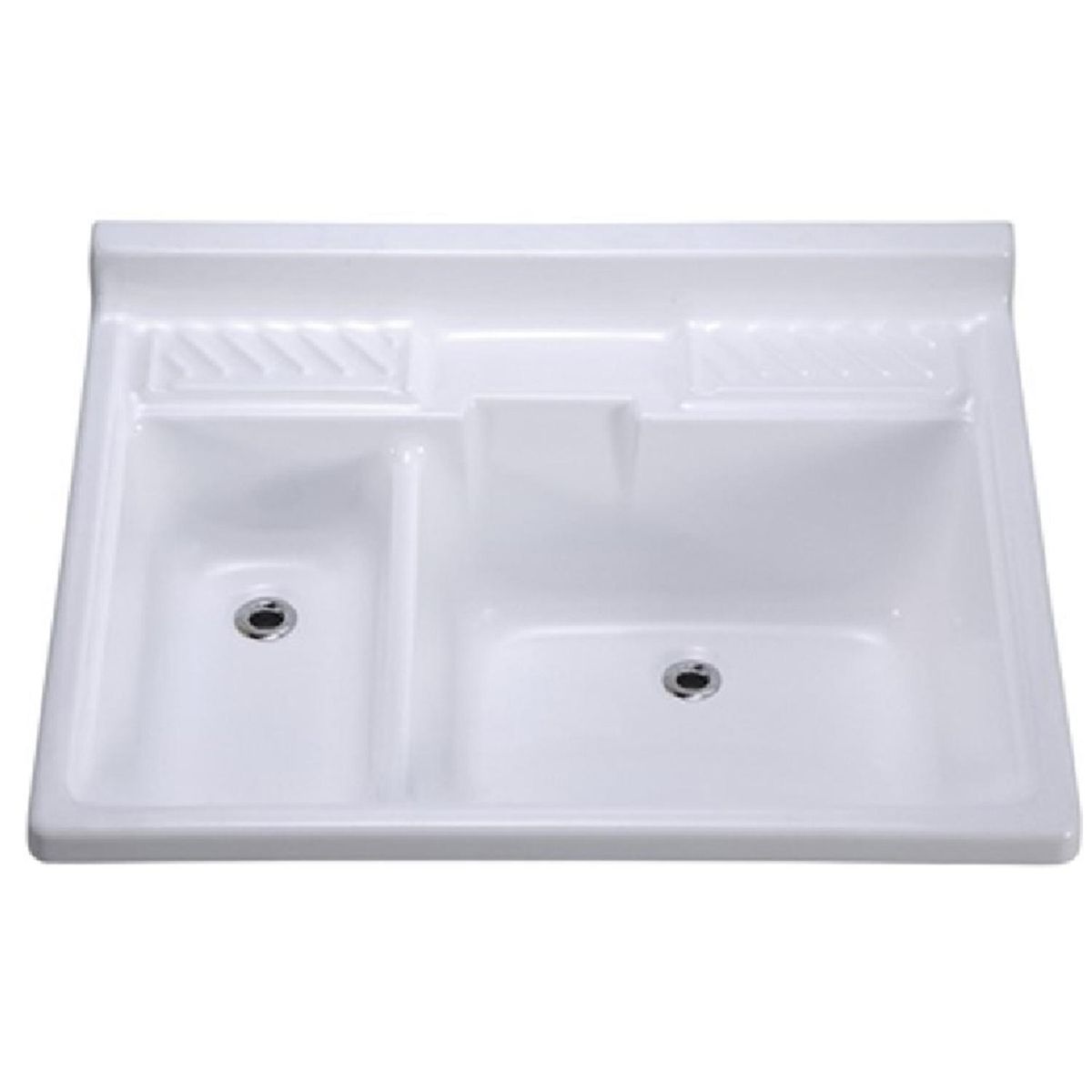 NORGLAS - Lavarropa Forma Cuadrada Plástico 80x60x33 cm blanco