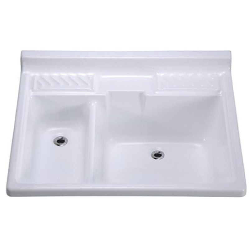 NORGLAS - Lavarropa con Forma Cuadrada Plástico 80x60x33 cm blanco