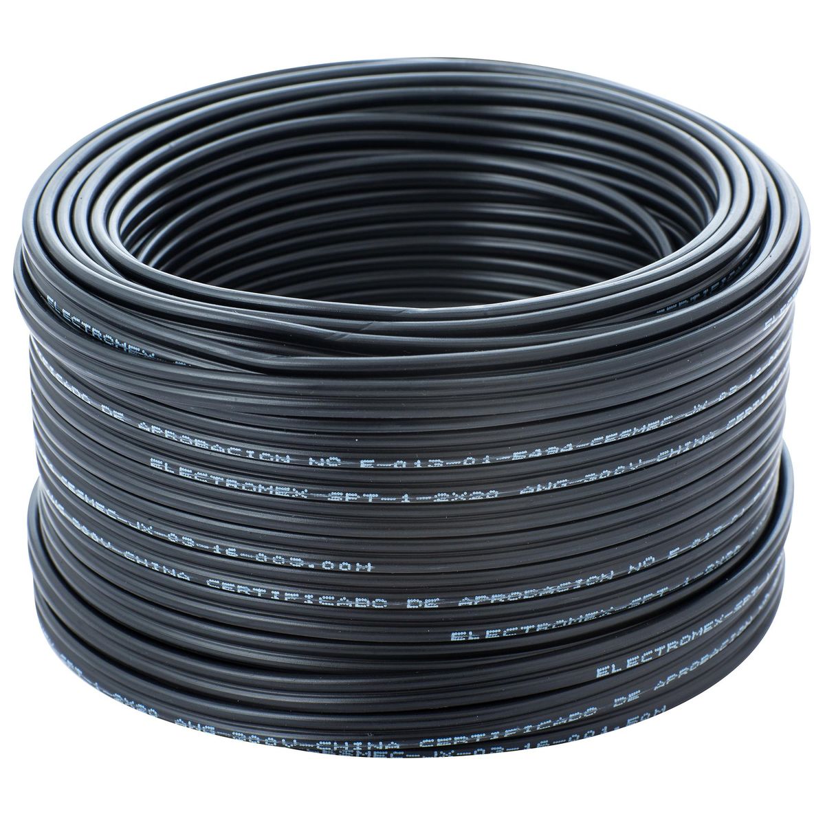 ROIMEX - Cable SPT (Paralelo) 2x20AWG/0,5MM2 25 metro(s) Negro
