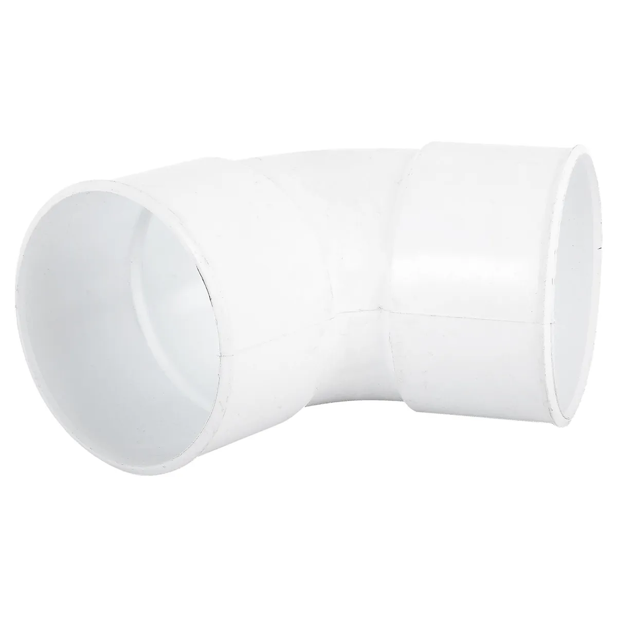 GENERICO - Codo 67,5° PVC para tubo bajada, blanco