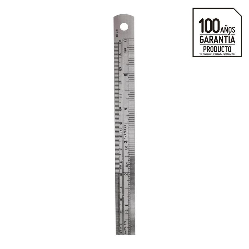 REDLINE - Regla 6" acero inoxidable