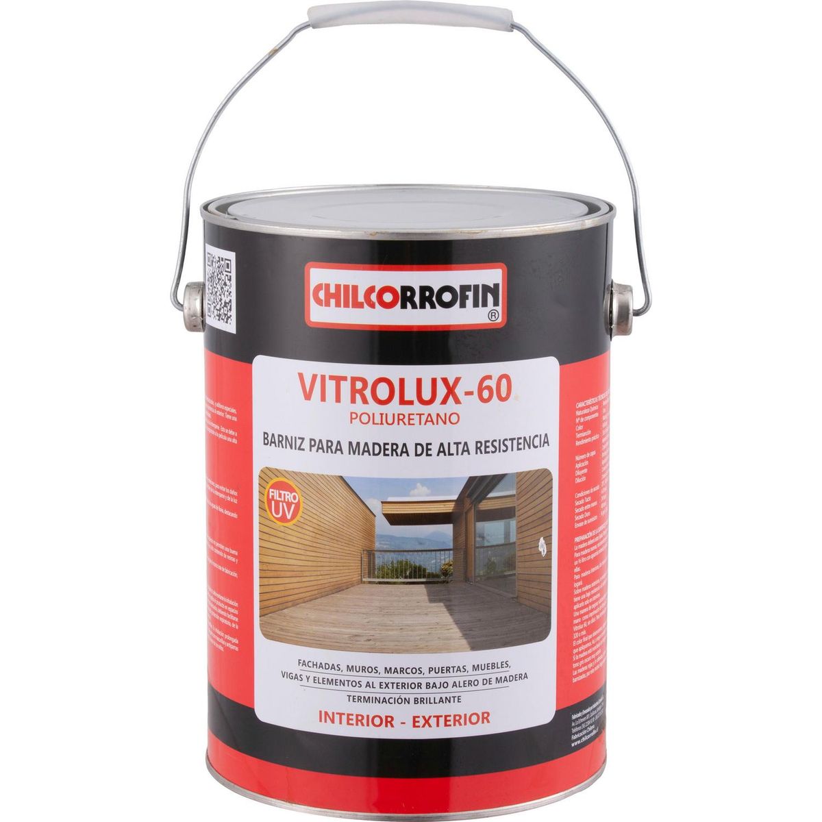 CHILCORROFIN - Barniz para Madera Brillante 1 galón(es) Alerce