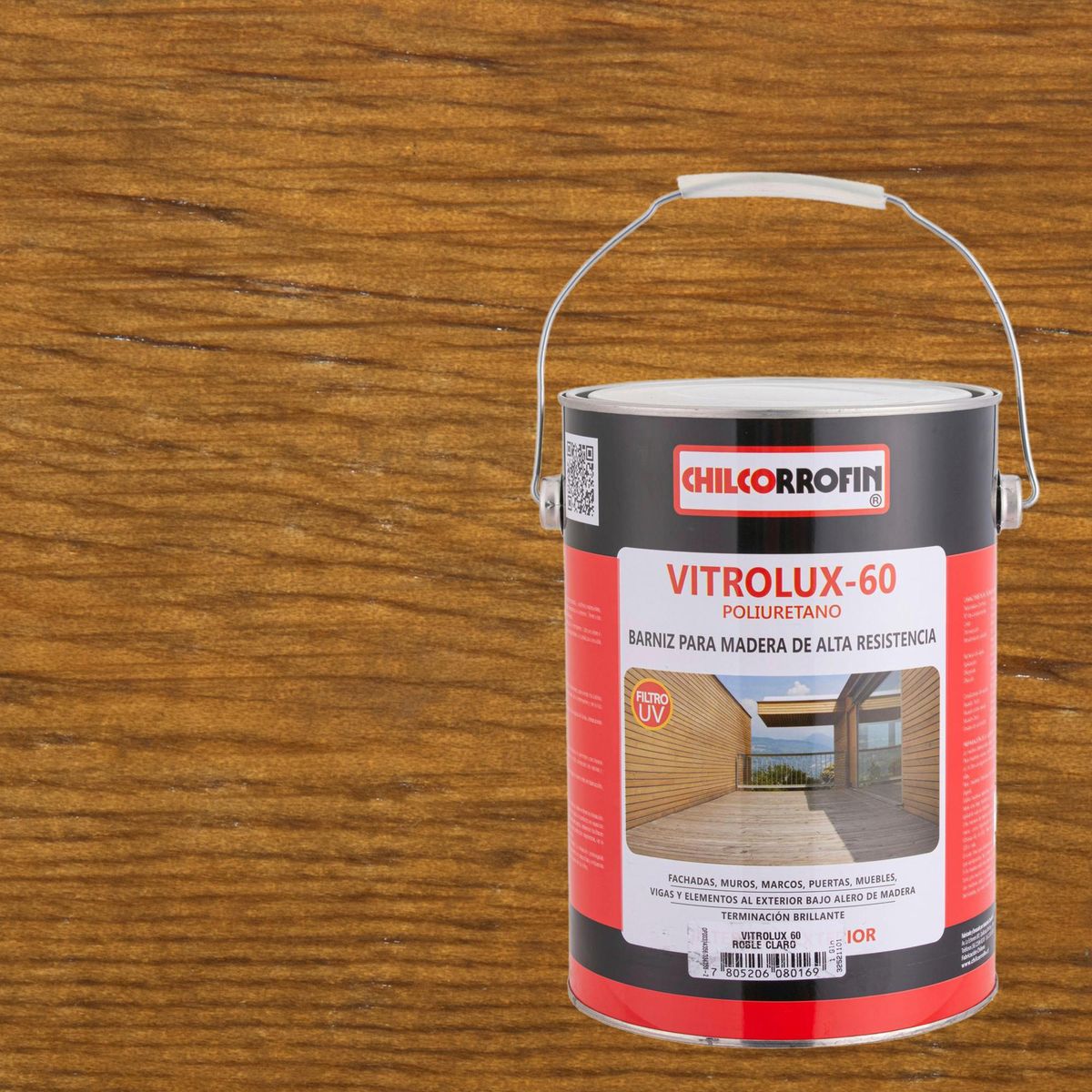 CHILCORROFIN - Barniz para Madera Brillante 1 galón(es) Roble claro