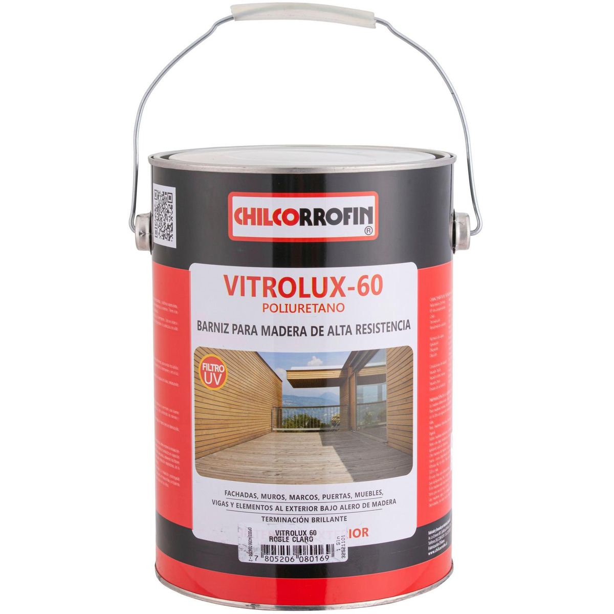 CHILCORROFIN - Barniz para Madera Brillante 1 galón(es) Roble claro