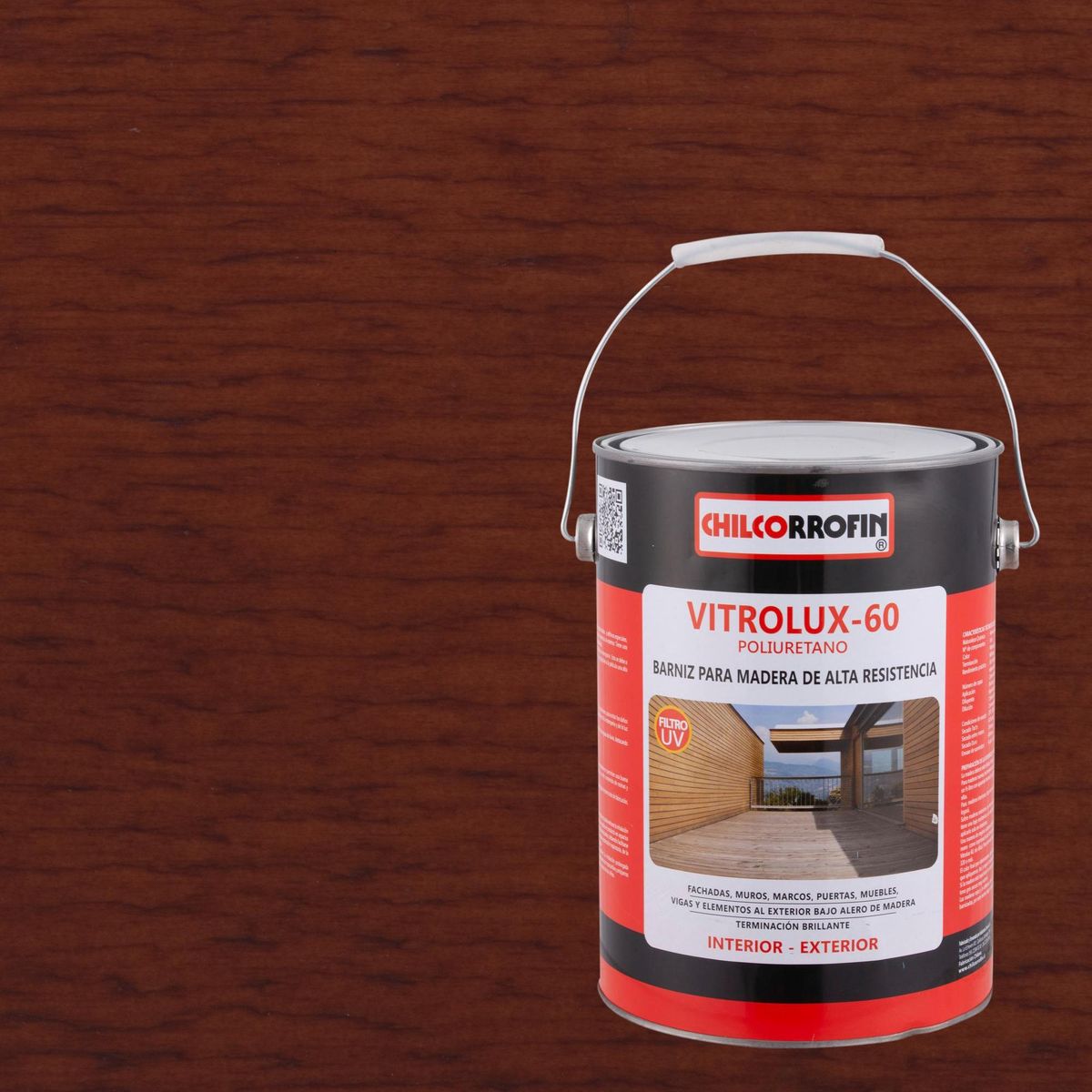 CHILCORROFIN - Barniz para Madera Brillante 1 galón(es) Roble oscuro