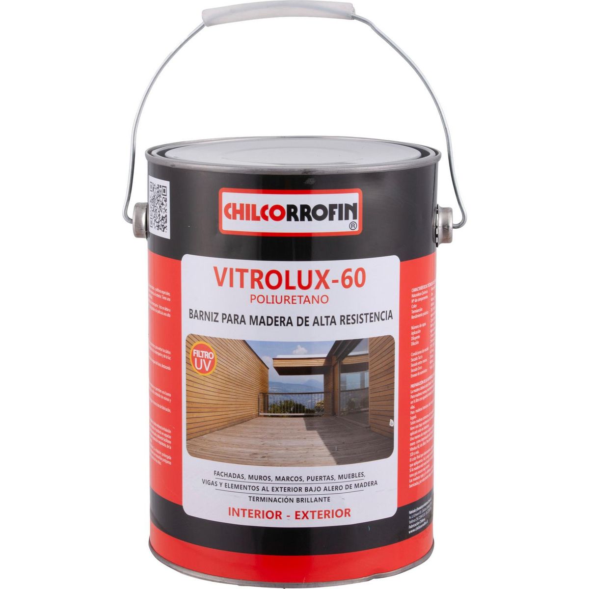CHILCORROFIN - Barniz para Madera Brillante 1 galón(es) Roble oscuro
