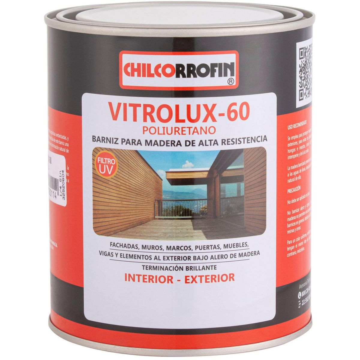 CHILCORROFIN - Barniz para Madera Brillante 0.25 galón(es) Alerce