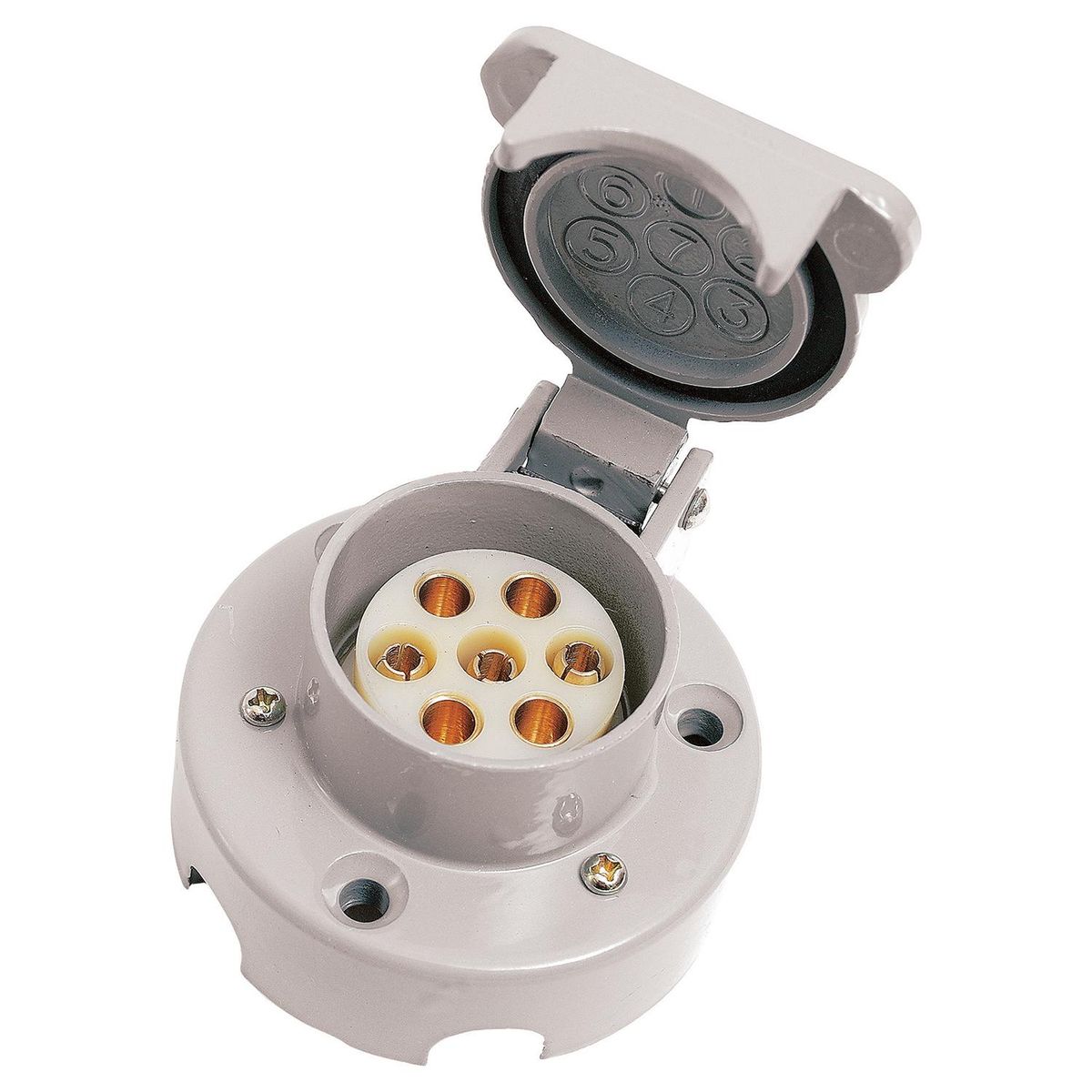 AUTOSTYLE - Enchufe Acople Macho Hembra Autostyle gris para Electricidad