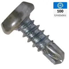 MAMUT - Tornillo Autoperforante Cabeza Phillips Metal 16 " 7 mm 1000 Unidades