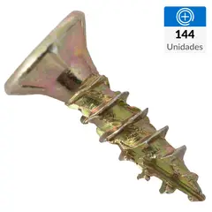 MAMUT - Tornillo Turbo screw Madera Cabeza Phillips Madera 12 mm 3 mm 144 unidad(es)