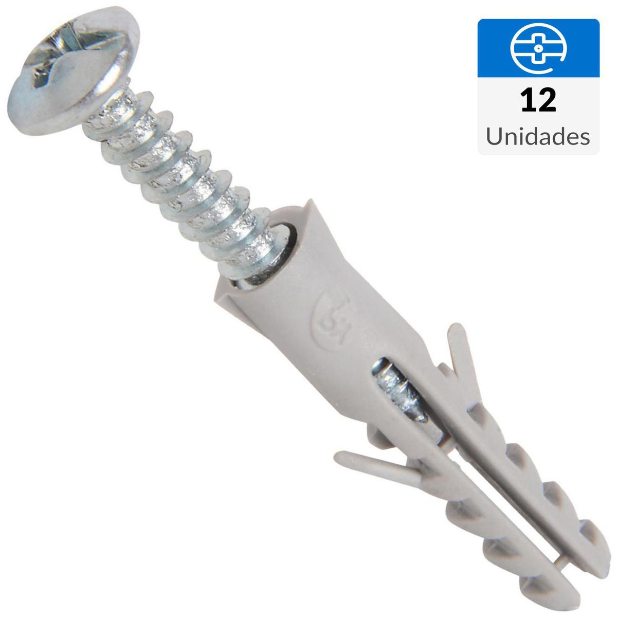 RH - Tarugo con tornillo 6 mm 12 unidades