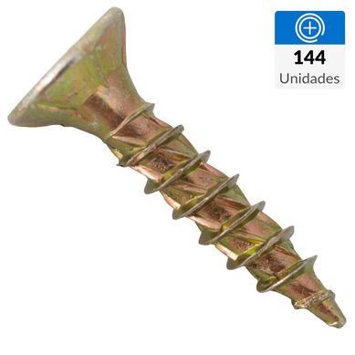 Tornillo Turbo screw Madera Cabeza Phillips Madera 20 mm 4 mm 144 Unidades