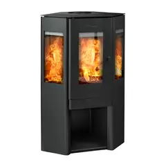 AMESTI - Estufa Leña Corner 650 Gris charcoal