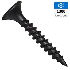 MAMUT - Tornillo Autoperforante Cabeza Phillips Yeso-Cartón 1-1/4 " 6 mm 1000 Unidades