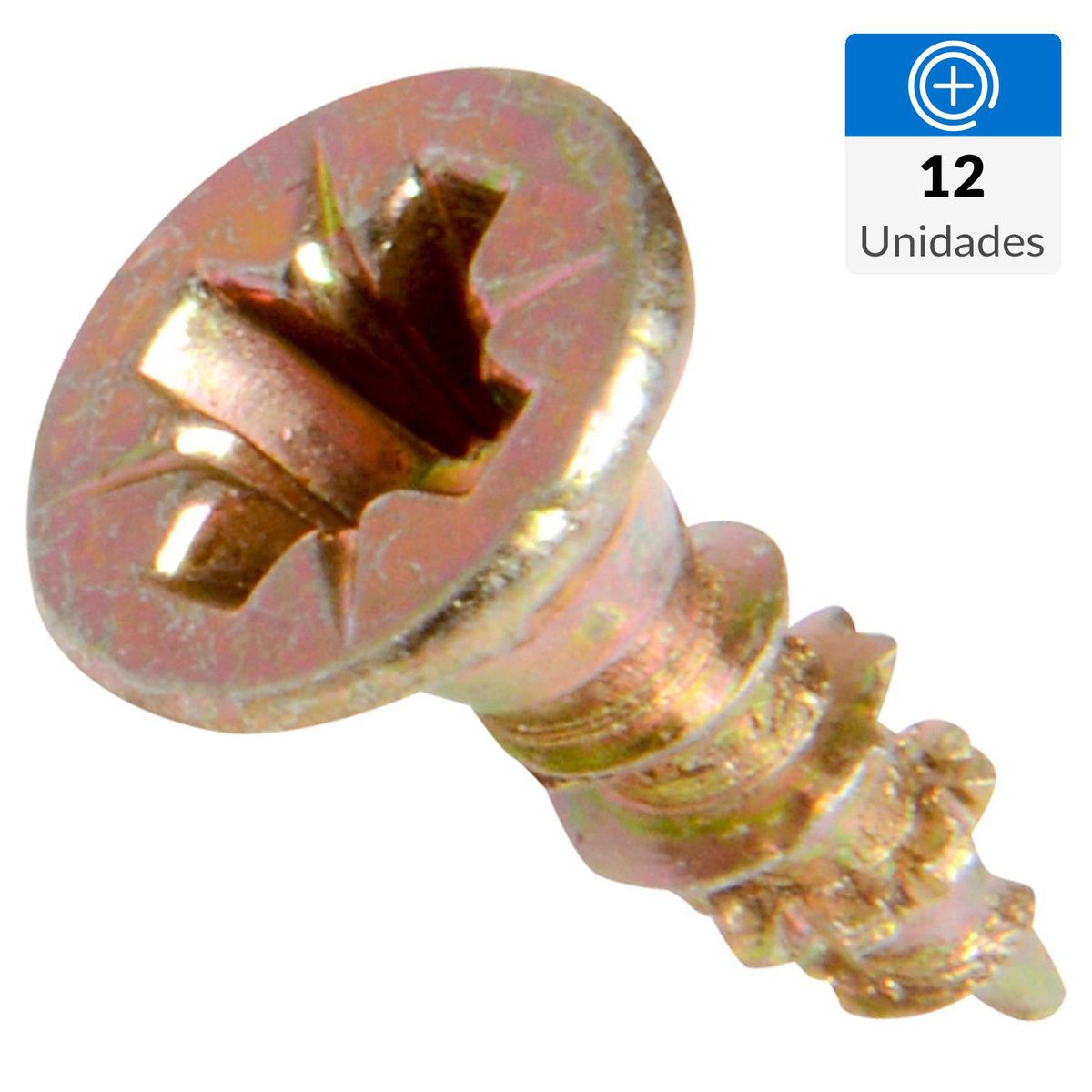 FIXSER - Tornillo Tirafondo Madera 12 mm 3.5 mm 12 unidad(es)