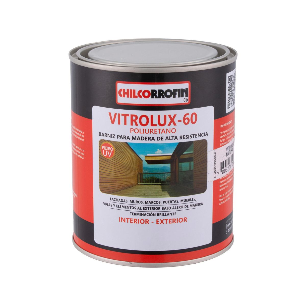 CHILCORROFIN - Barniz para Madera Brillante 0.25 galón(es) Transparente