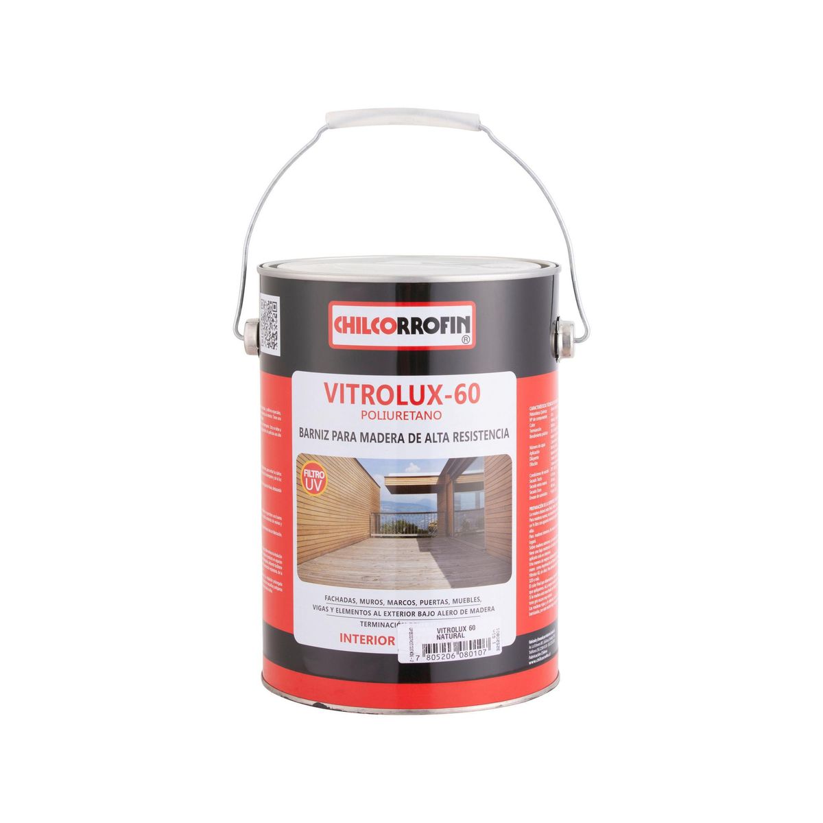 CHILCORROFIN - Barniz para Madera Brillante 1 galón(es) Transparente