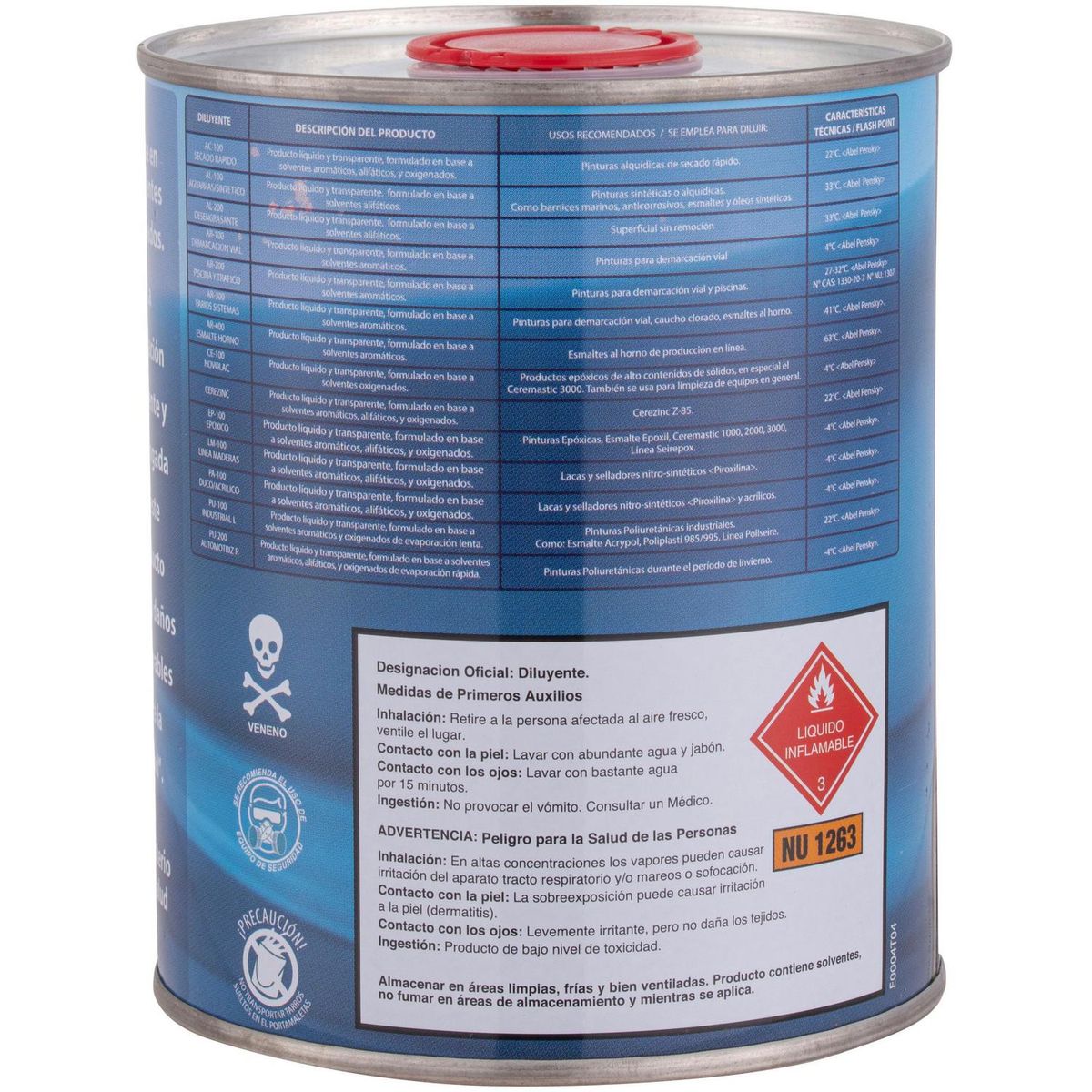 CHILCORROFIN - Diluyente Pinmor 0.25 galón(es) Lata