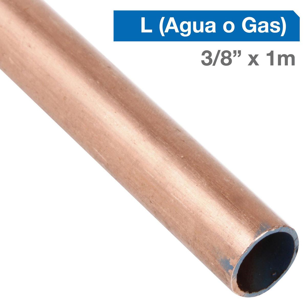 E P C - Cañería L Cobre Gas/Agua 3/8" x 1 m