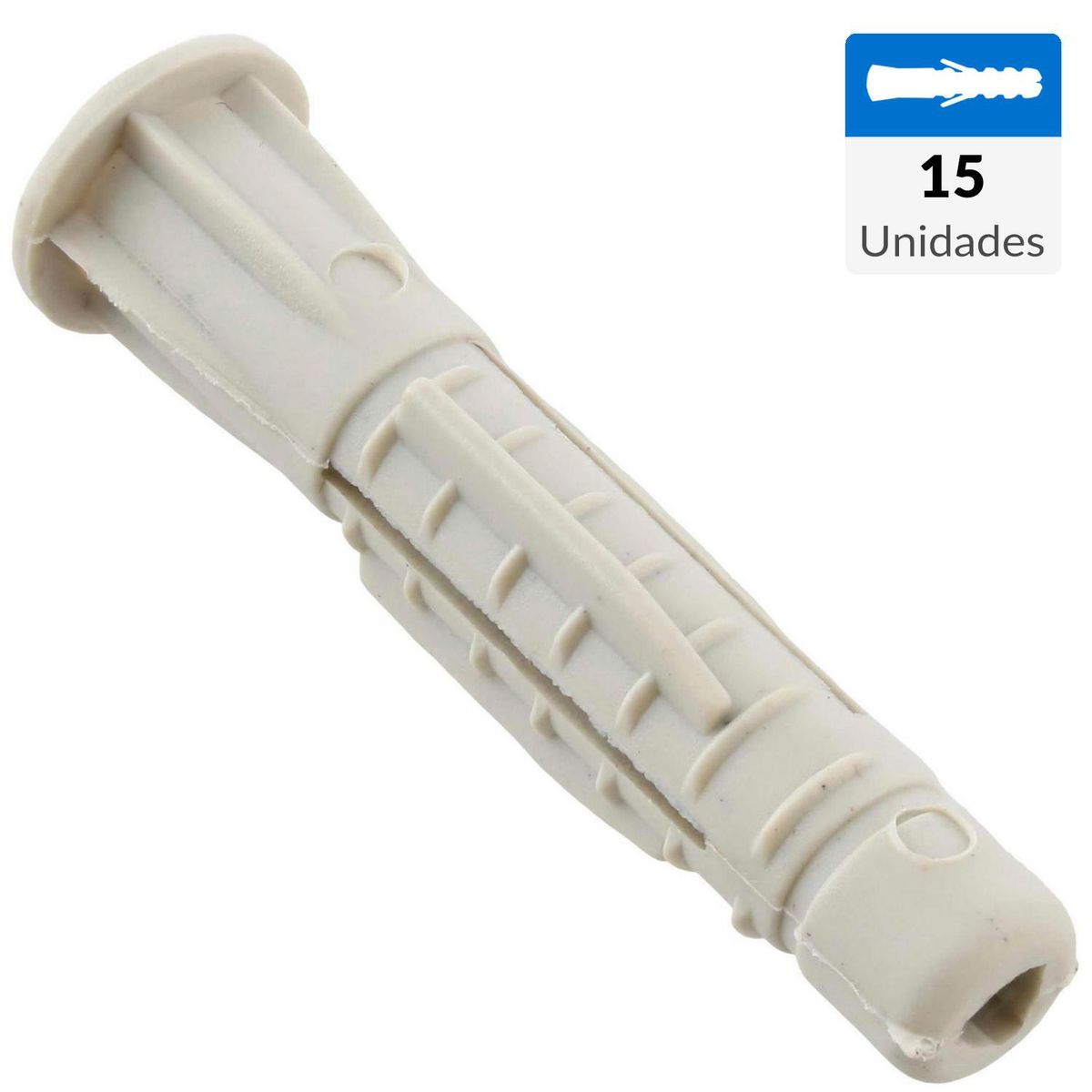 FIXSER - Tarugo de nylon multiuso M8 15 unidades