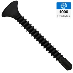 MAMUT - Tornillo Autoperforante Cabeza Phillips Yeso-Cartón 1 " 6 mm 1000 Unidades