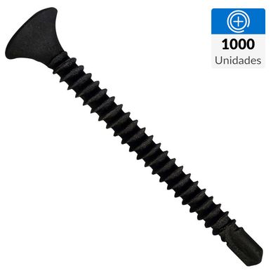 Tornillo Yesocartn Punta Broca 6x1 1/4 Fosfatizado