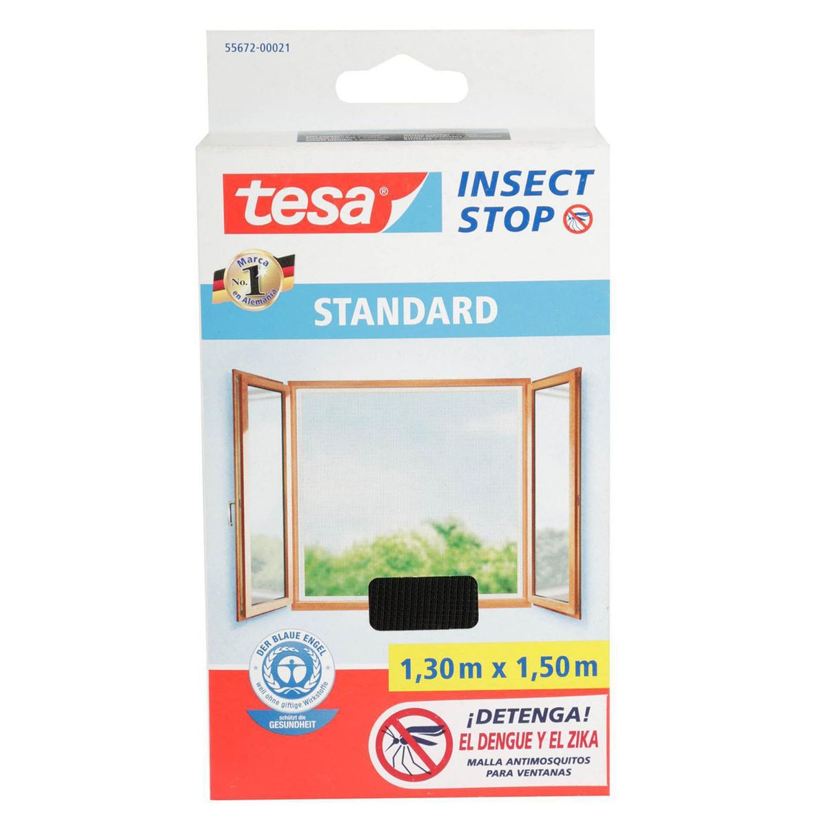 TESA - 1.30x1.50 m Malla mosquitera negra