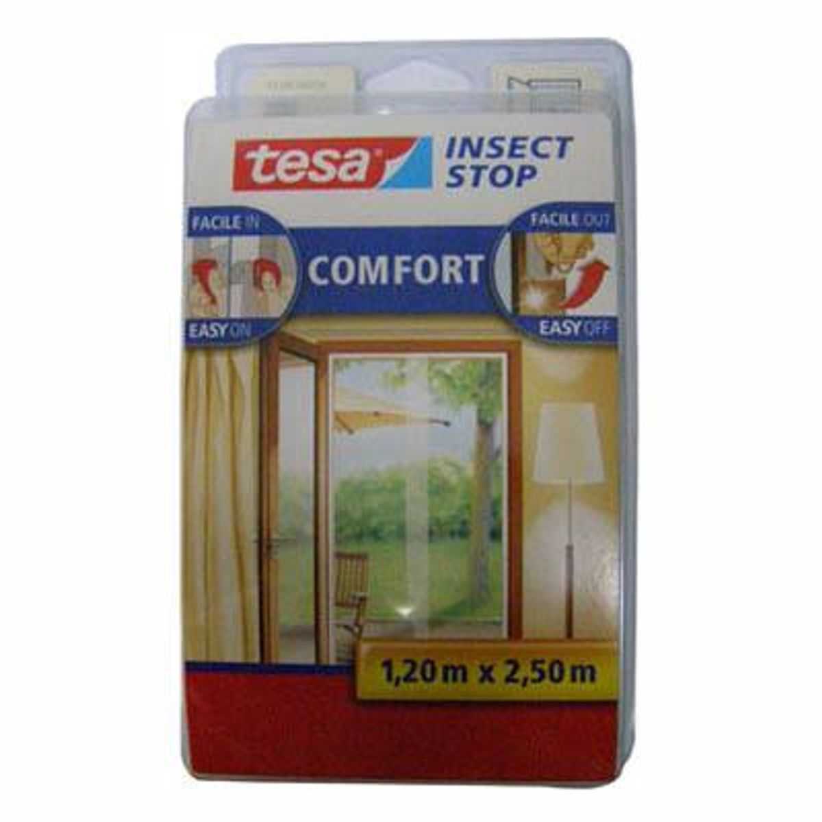 TESA - 1.20x2.50 m Malla mosquitera blanca