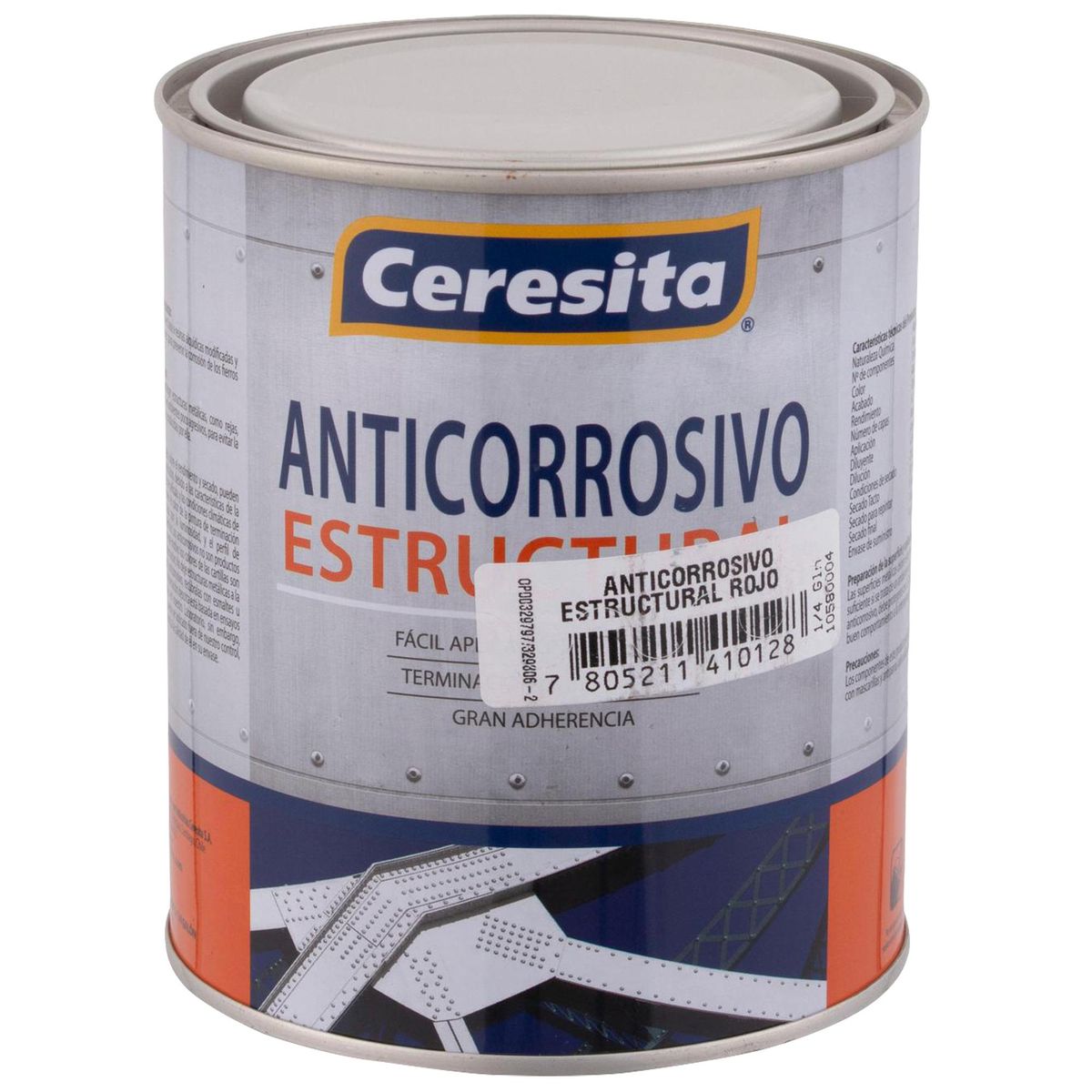 CERESITA - Anticorrosivo Estructural Tarro 0.25 galón(es) Mate Rojo