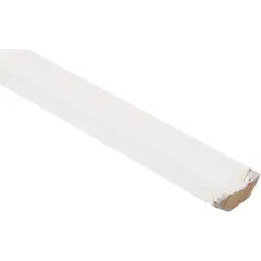 MAFORSA - Moldura 1/2 Caña MDF Prepintado Blanco 20 mm 2x240 cm