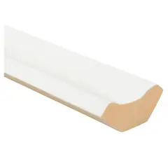 MAFORSA - Moldura 1/2 Caña MDF Prepintado Blanco 28 mm 2.8x240 cm