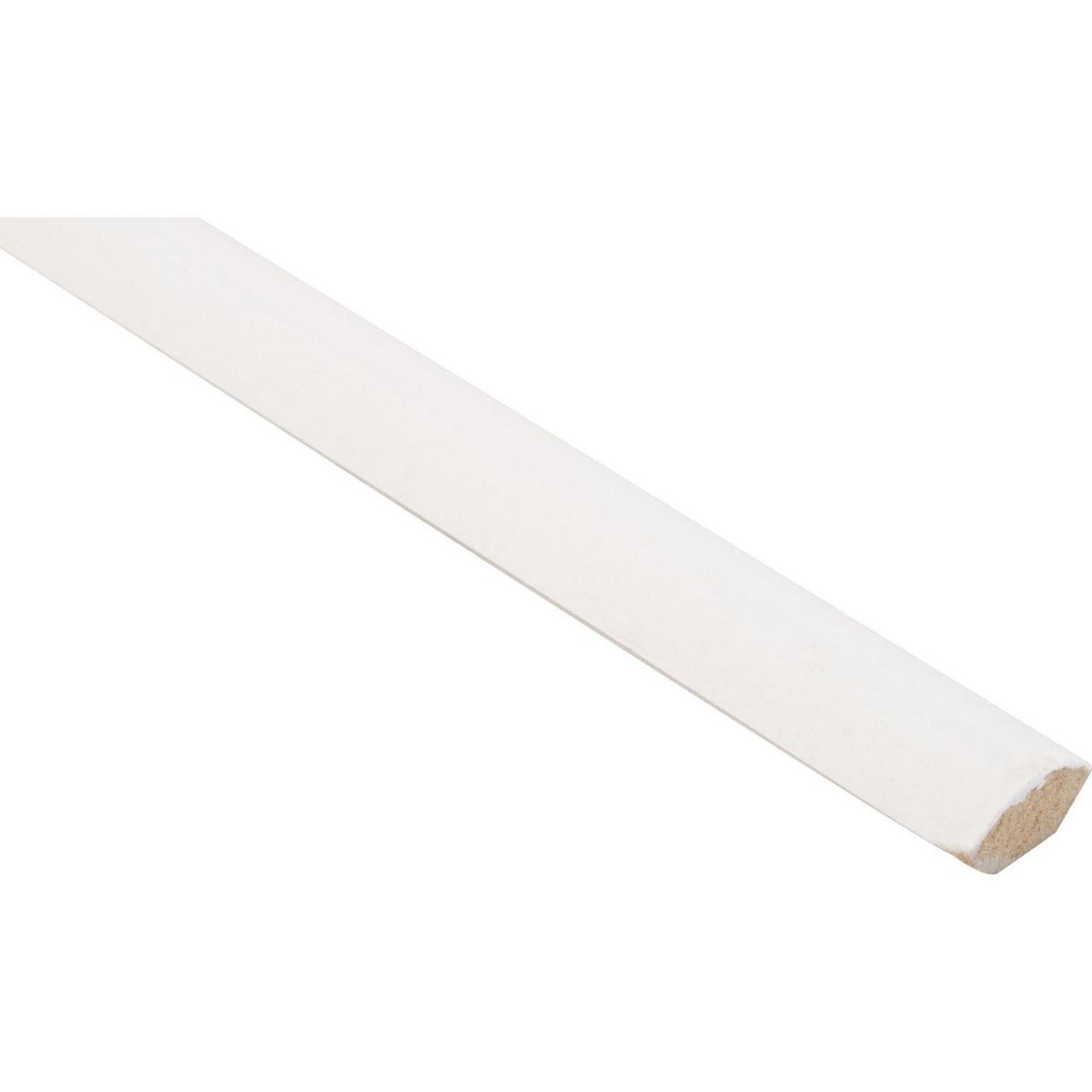 MAFORSA - Moldura 1/4 Rodón MDF Blanco 15 mm 1.5x240 cm