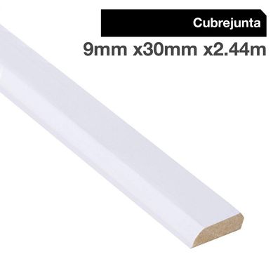 Cubrejunta MDF Premol 9x30 mm. X 2.44 m