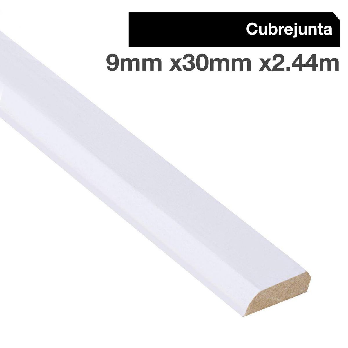 MAFORSA - Cubrejunta MDF Premol 9x30 mm. X 2.44 m