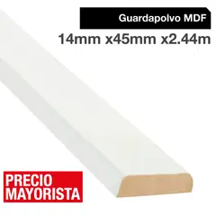 MAFORSA - Guardapolvo MDF Blanco 12 mm 4.5x240 cm