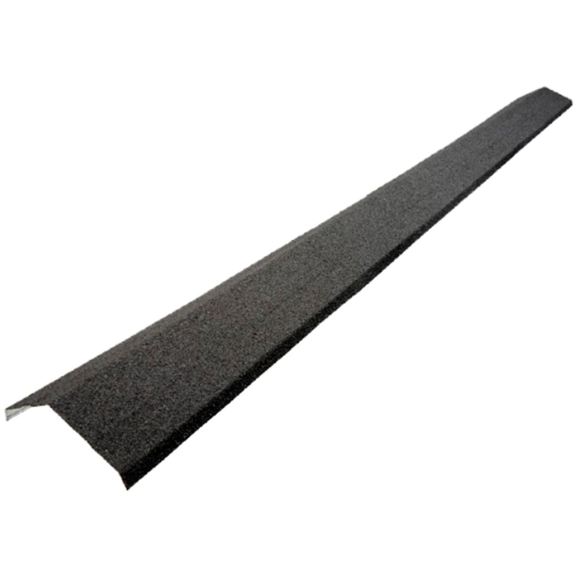 INPPA - Caballete Recto Gravillado Inppatex Acero 0.405x1.745 m 0.5 mm Negro