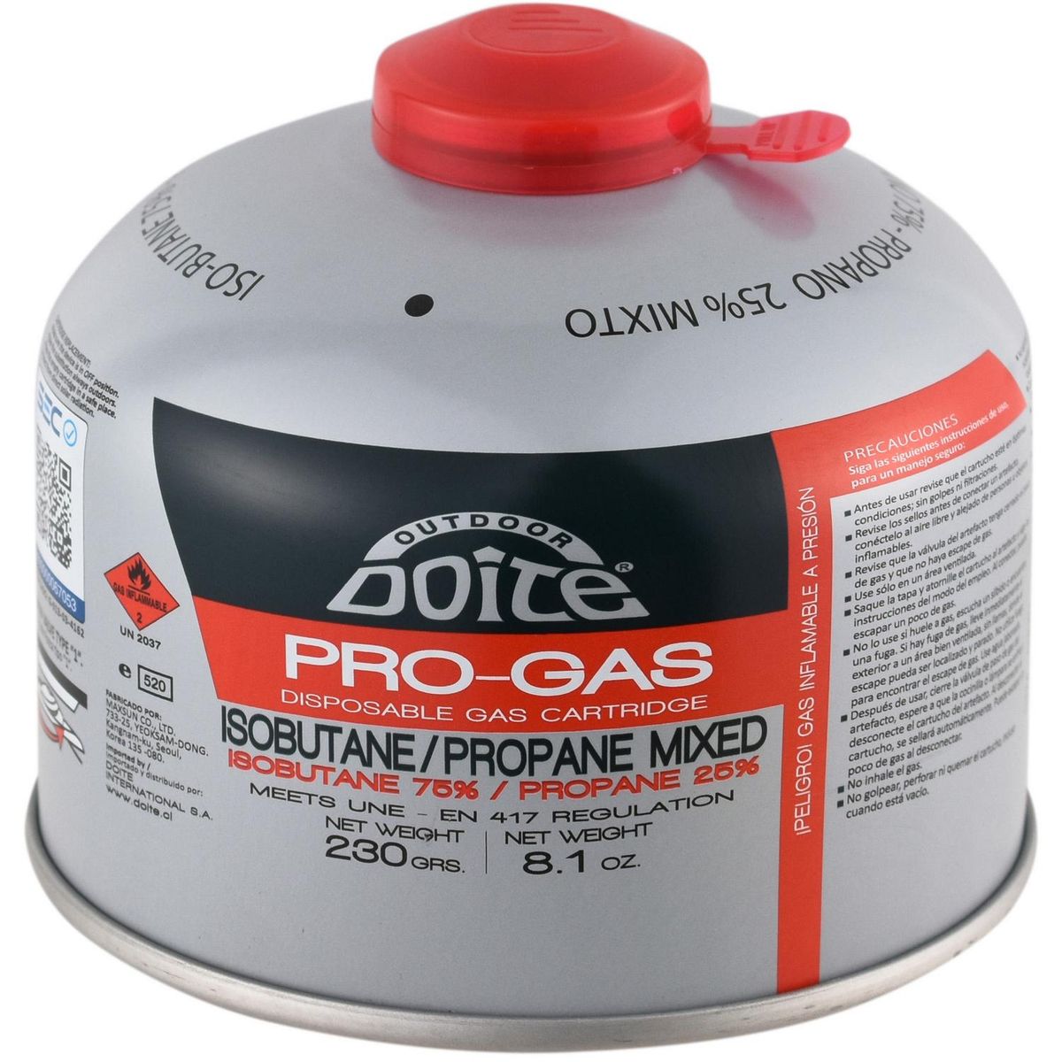 DOITE - Gas Mixto para Cocinillas 230 g