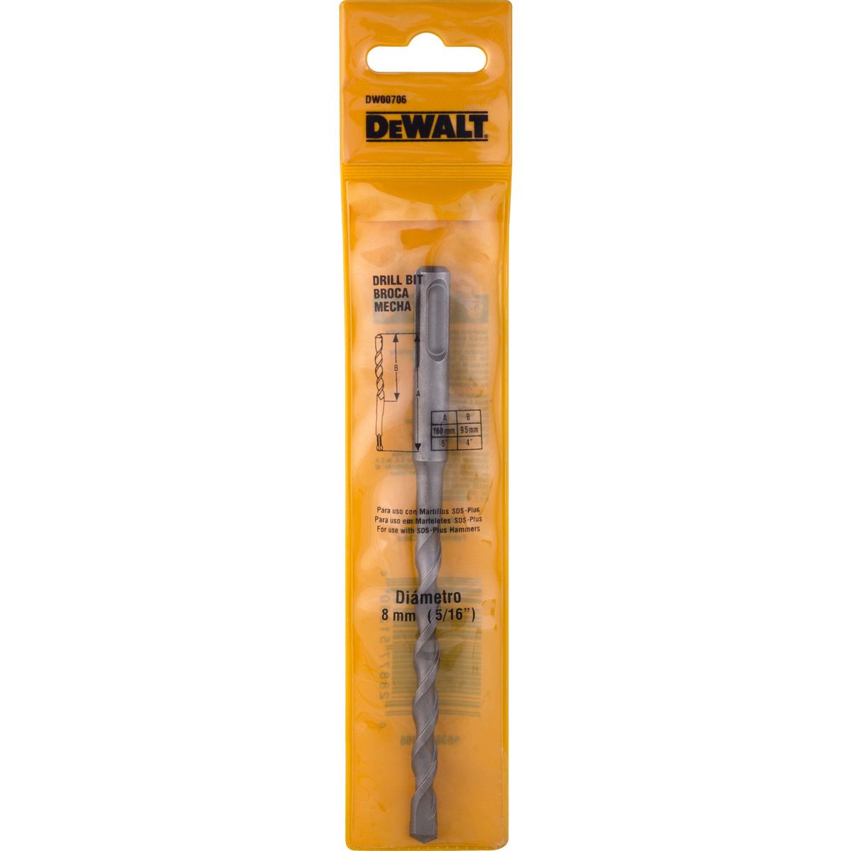 DEWALT - Broca SDS Plus 8 mm