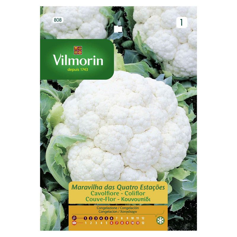 VILMORIN - Semilla hortaliza coliflor 4 estaciones.