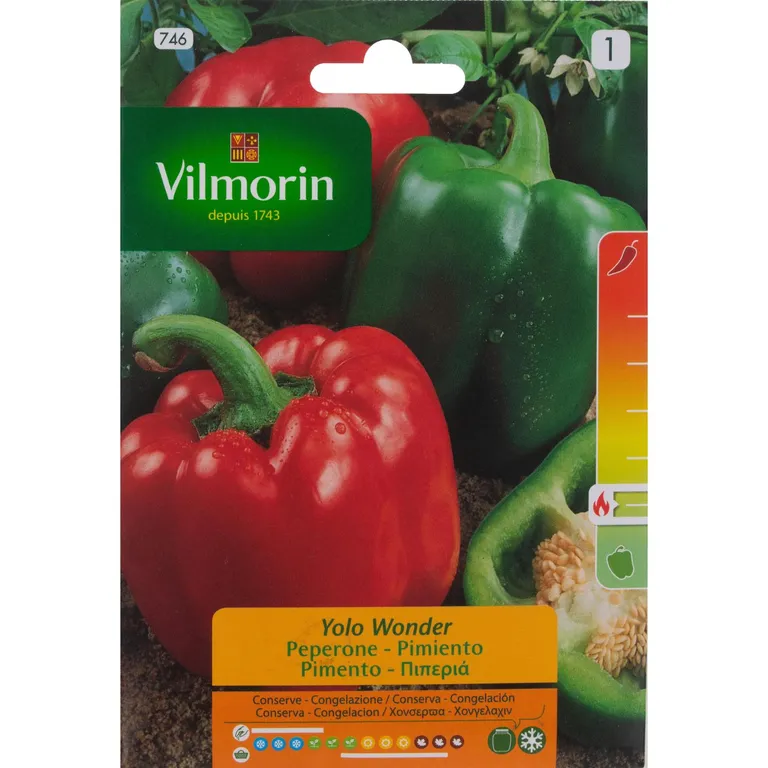 Semilla Pimiento Wonder 1 gr Sachet