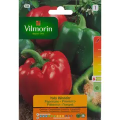 VILMORIN - Semilla pimiento wonder 1 gr sachet