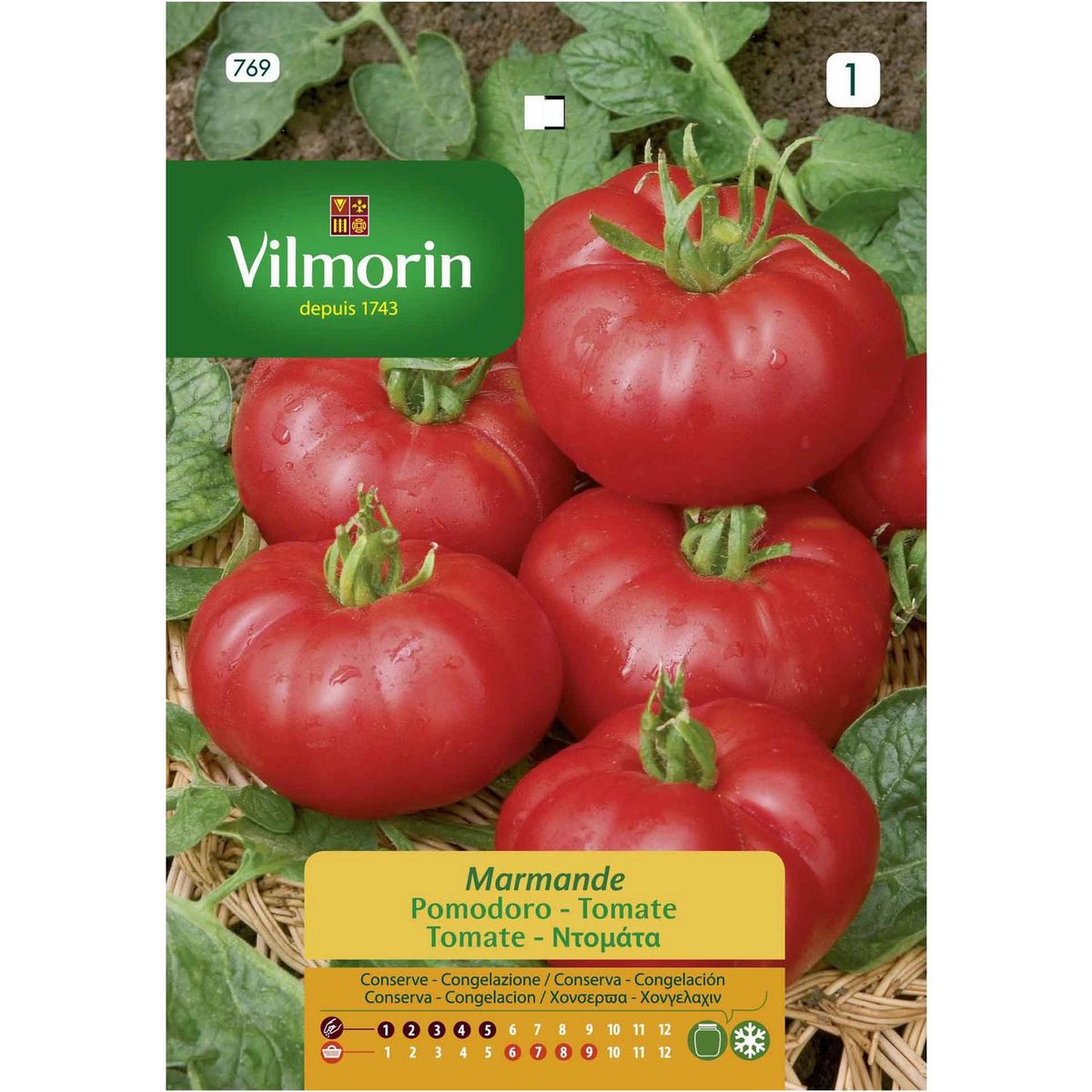 VILMORIN - Semilla Tomate Marmande 1 gr Sachet